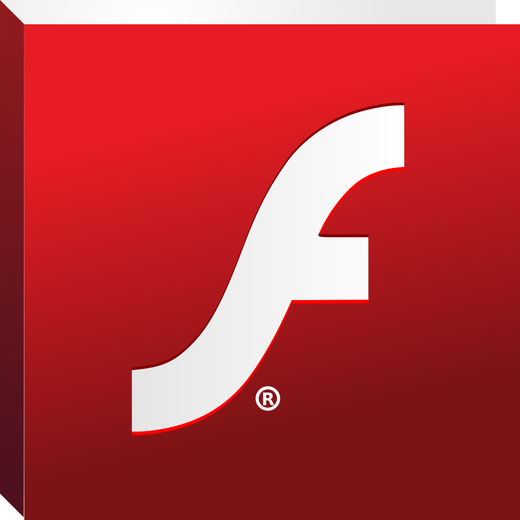 A simple image of the Adobe Flash Player logo or icon.