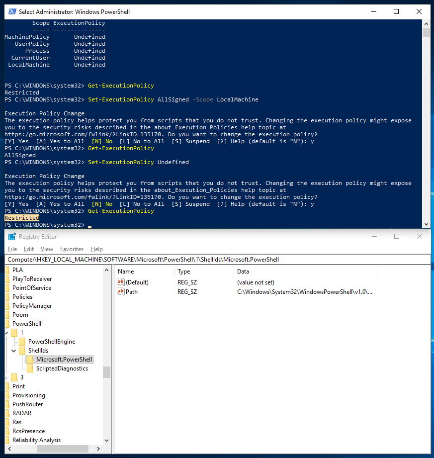 Close the current PowerShell window or terminate the script execution.
Open a new PowerShell session or restart the script from the beginning.