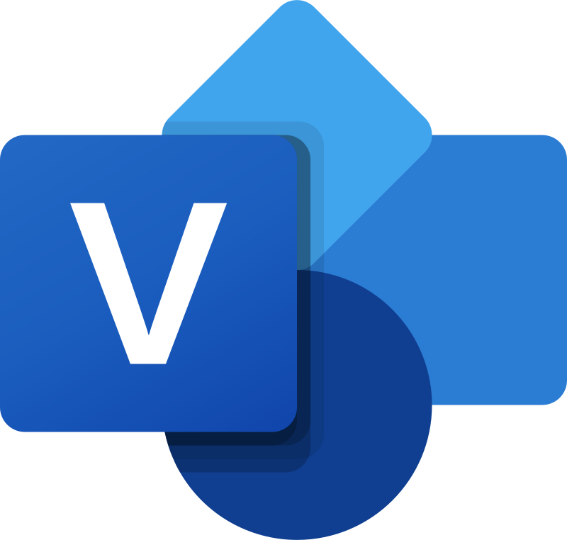 Microsoft SharePoint: A web-based collaboration and document management platform included in the Microsoft Office suite.
Microsoft Visio: A diagramming and vector graphics application included in some editions of the Microsoft Office suite.