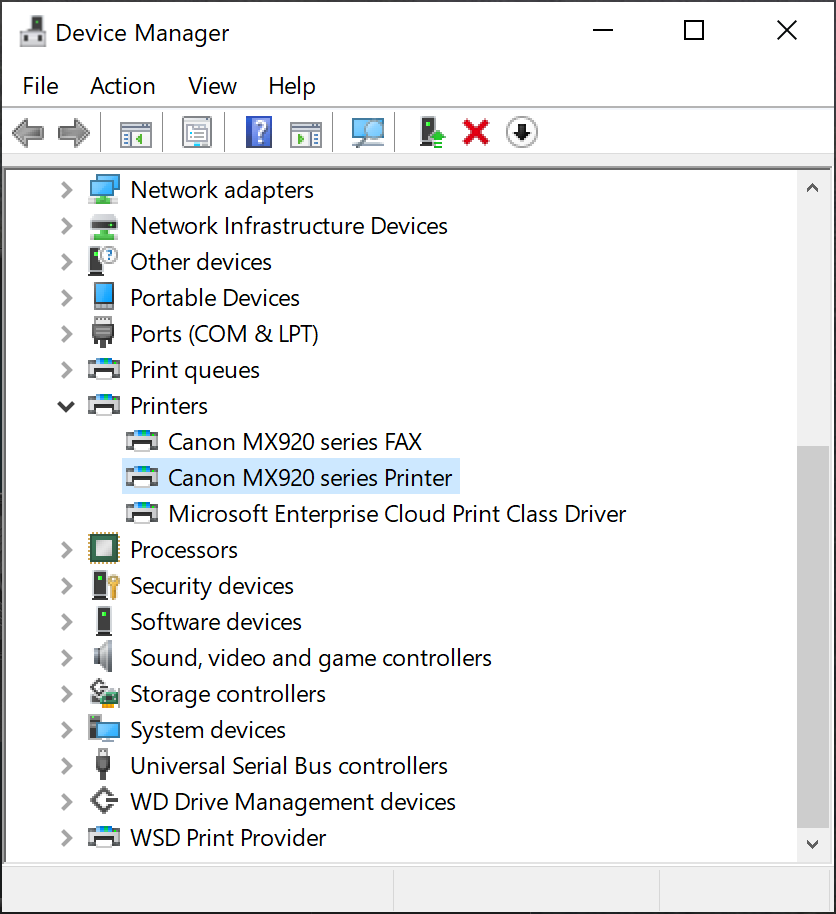 Open Device Manager by pressing Win+X and selecting Device Manager.
Expand the Display adapters category.