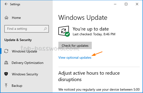Select "Update & Security" or "Windows Update"
Click on "Check for updates"