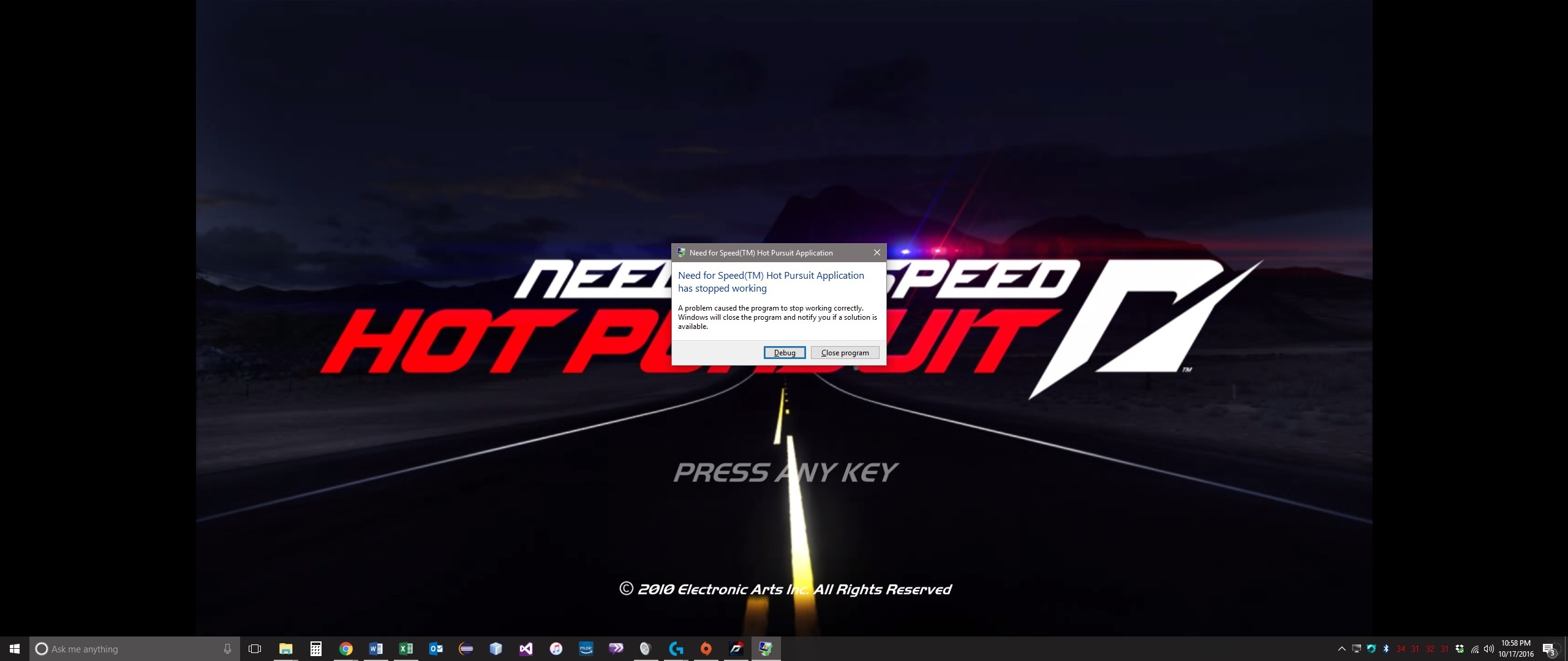 Uninstall NFS11.exe from your computer and then reinstall it from the original source or disc.
Ensure that you follow the proper installation instructions and enter any required activation codes.