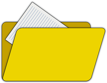 A computer file icon or folder icon.