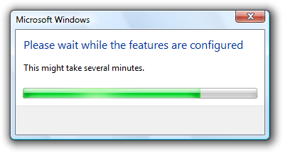 A computer screen with the text s.exe and a progress bar.