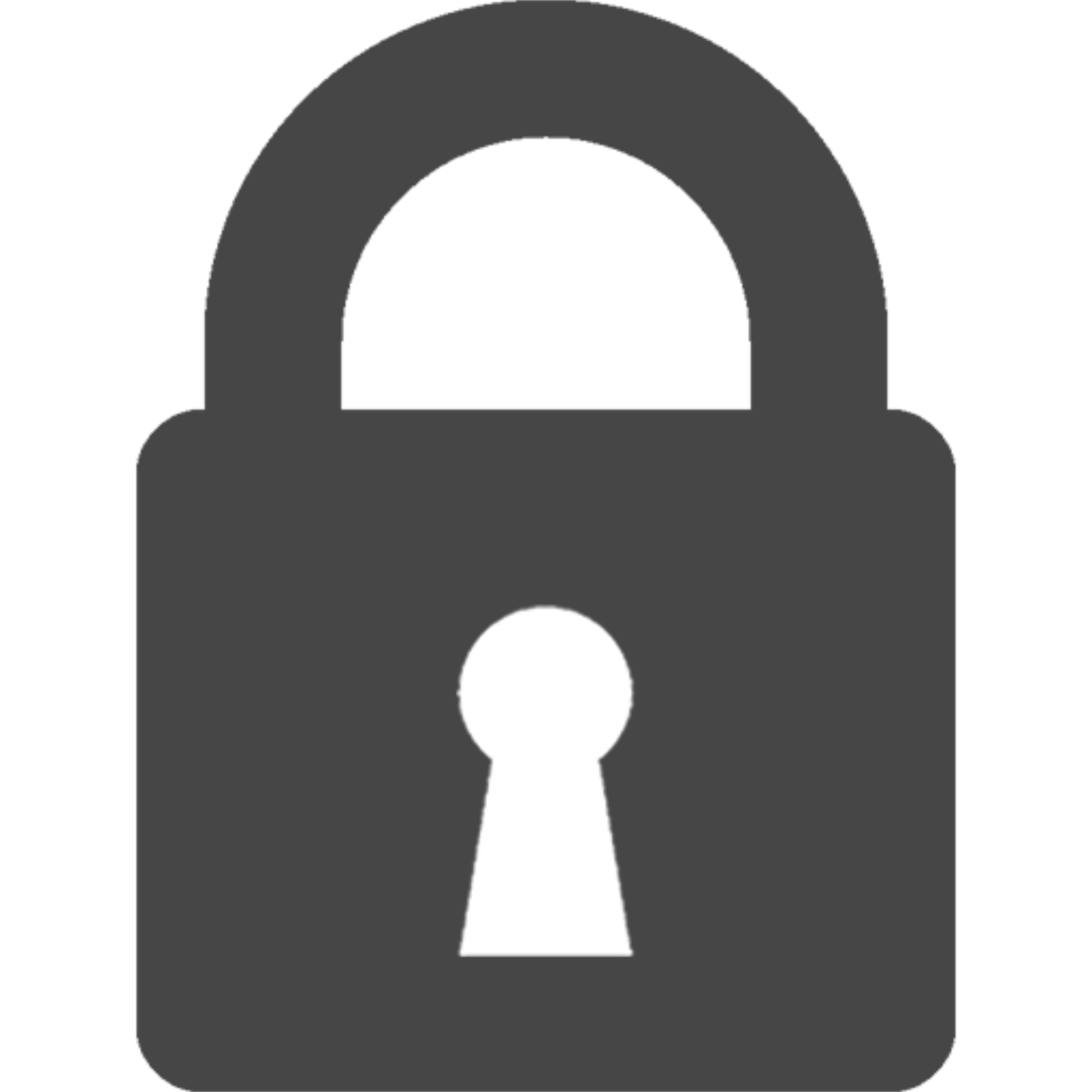 A lock symbol.