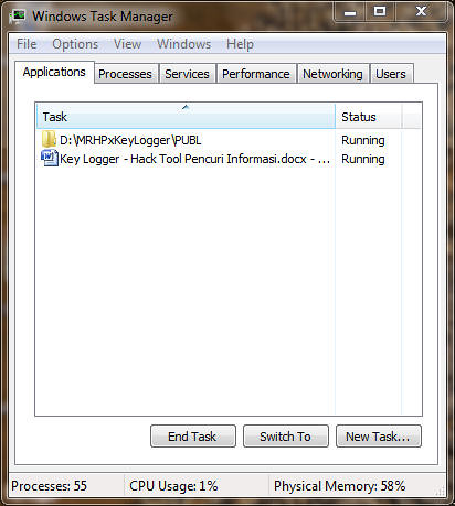 A screenshot of the morganj_exe process in the Task Manager.