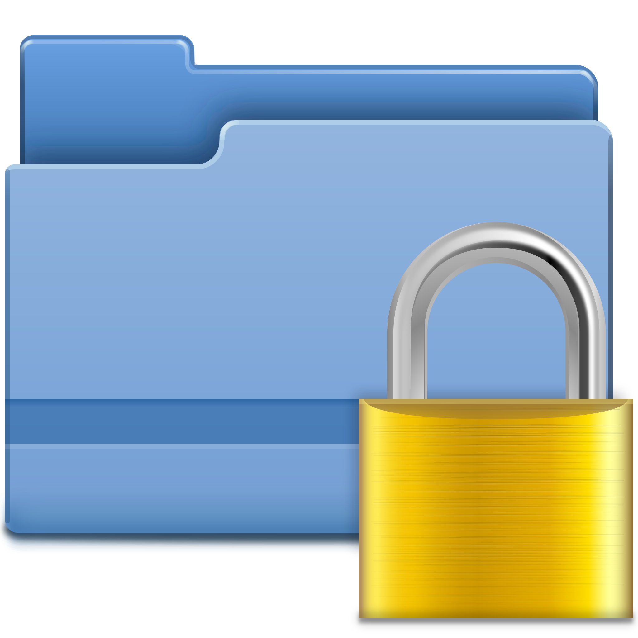 An image of a locked folder