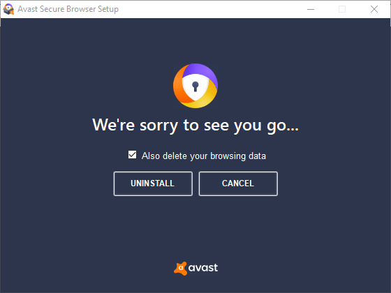 Avast Secure Browser Setup.exe file cannot be deleted
Avast Secure Browser Setup.exe keeps reappearing