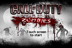 Call of Duty: World at War startup screen