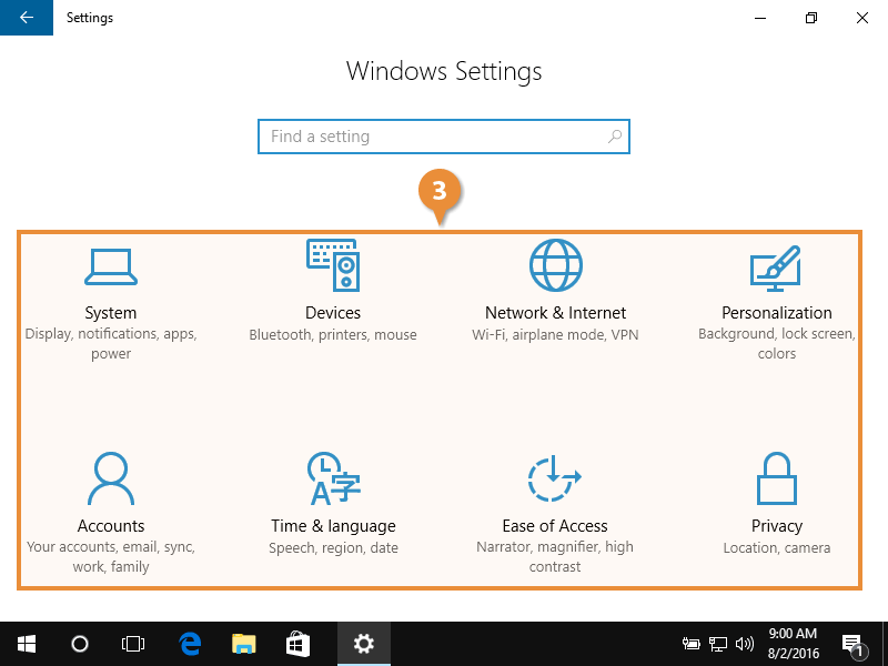 Click on the Settings icon, which looks like a gear In the Settings window, click on Update & Security