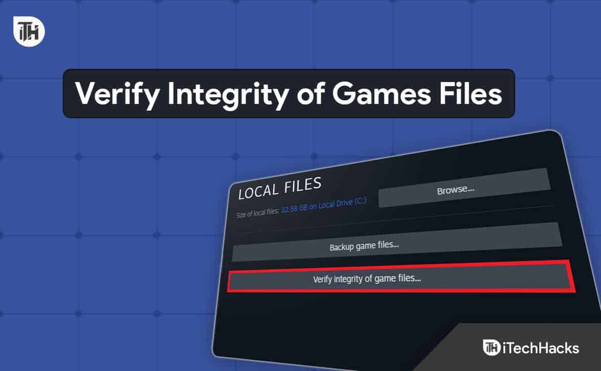 Click on "Verify Integrity of Game Files."
Wait for the verification process to complete.