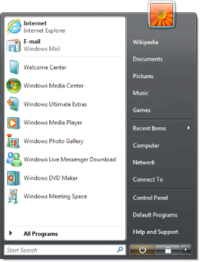 Close all open programs and save any ongoing work.
Click on the "Start" menu.