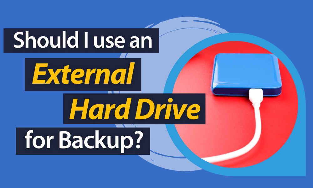 Connect an external storage device or use cloud storage.
Create a backup of all important files and documents.