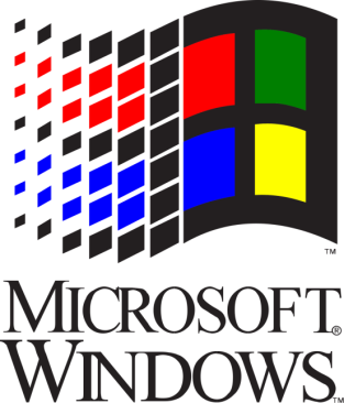 Different versions of Windows logo