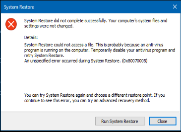 Disable any antivirus software temporarily and try to run the file again.
Check your system event logs for any related error messages and troubleshoot accordingly.