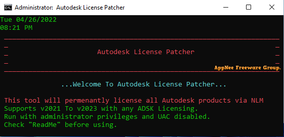 Disable or temporarily uninstall your antivirus software.
Run the Autodesk License Patcher Ultimate.exe again to see if the issue is resolved.