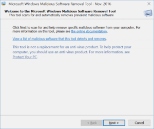 Download and install a reputable malware removal tool
Open the malware removal tool