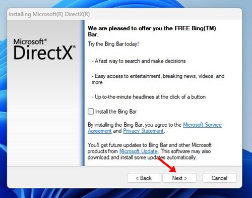Download the latest version of DirectX compatible with your operating system.
Run the downloaded installer and follow the on-screen instructions to update DirectX.