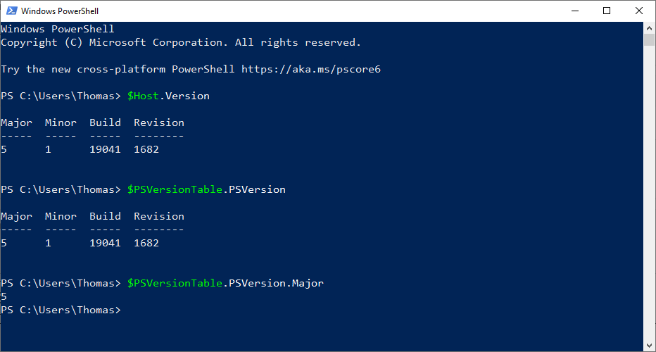 Ensure that you are running a compatible version of PowerShell for the script you are trying to execute.
Check the script's documentation or requirements to determine the required PowerShell version.