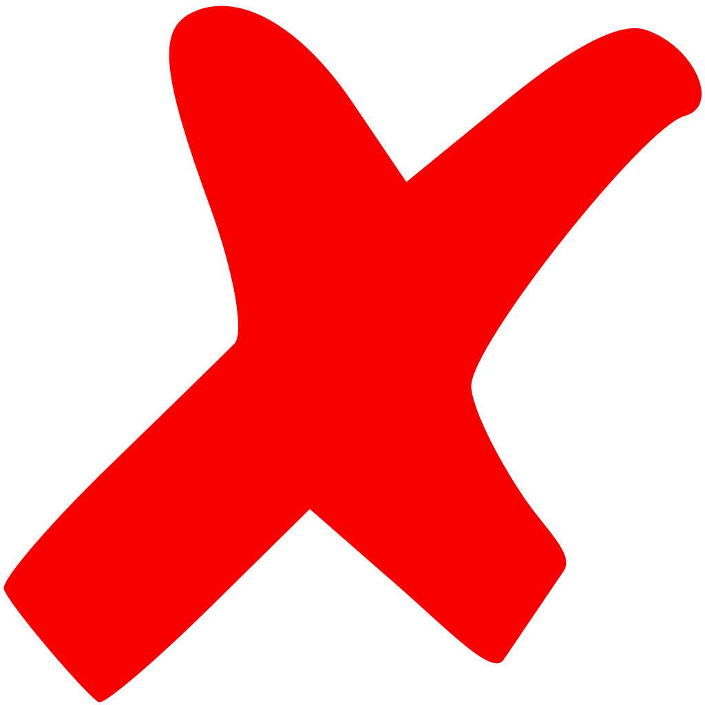 File icon with a red X mark