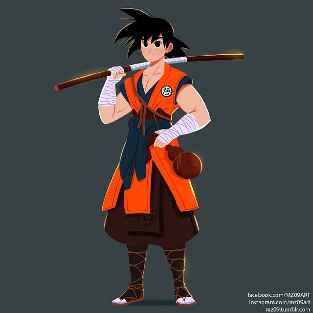 Goku character artwork