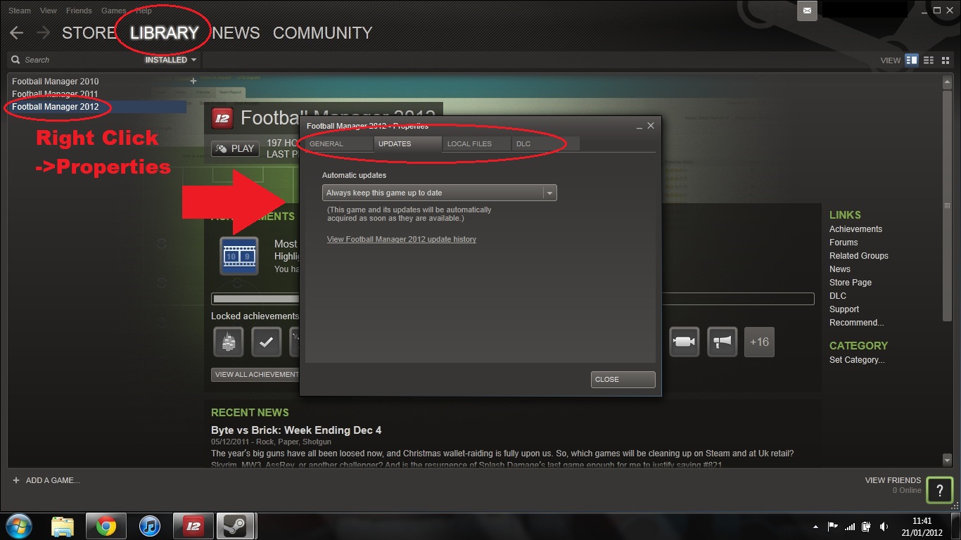 If the alternative game is available on a platform like Steam, right-click on the game in your library.
Select Properties and go to the Local Files tab.