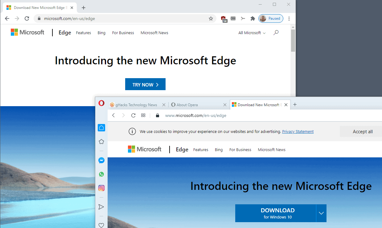 If you are experiencing issues with your current web browser, try using an alternative one.
Download and install a different web browser such as Google Chrome, Mozilla Firefox, or Microsoft Edge.