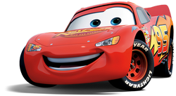 Image of Lightning McQueen, the character from the movie Cars