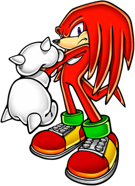 Knuckles character from Sonic the Hedgehog
