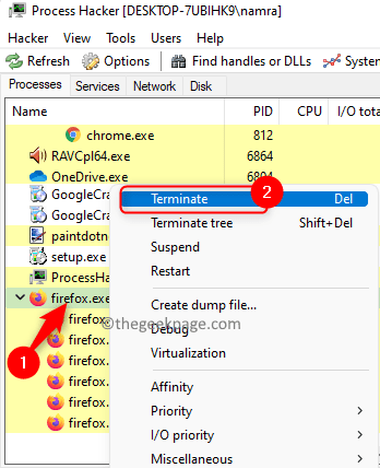 Locate and right-click on BioEnrollmentHost.exe
Select End Task to terminate the process