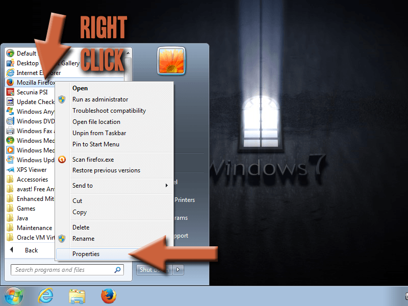 Locate the game shortcut or executable file (sticks.exe).
Right-click on the shortcut or file.