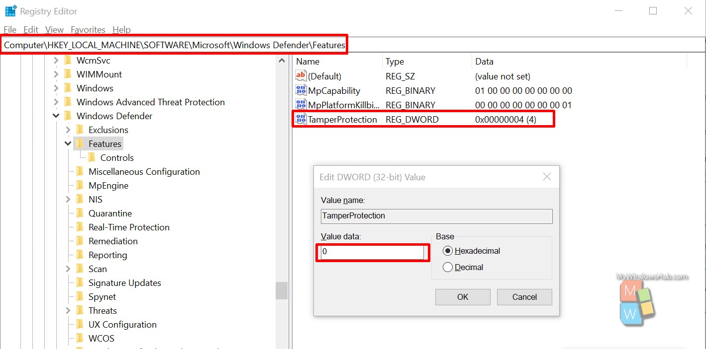 Make necessary changes or corrections to the registry entry.
Save the changes and close the Registry Editor.