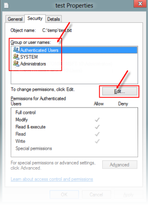 Make sure you have the necessary permissions to access and execute the EXE file.
Right-click on the EXE file and select "Properties."