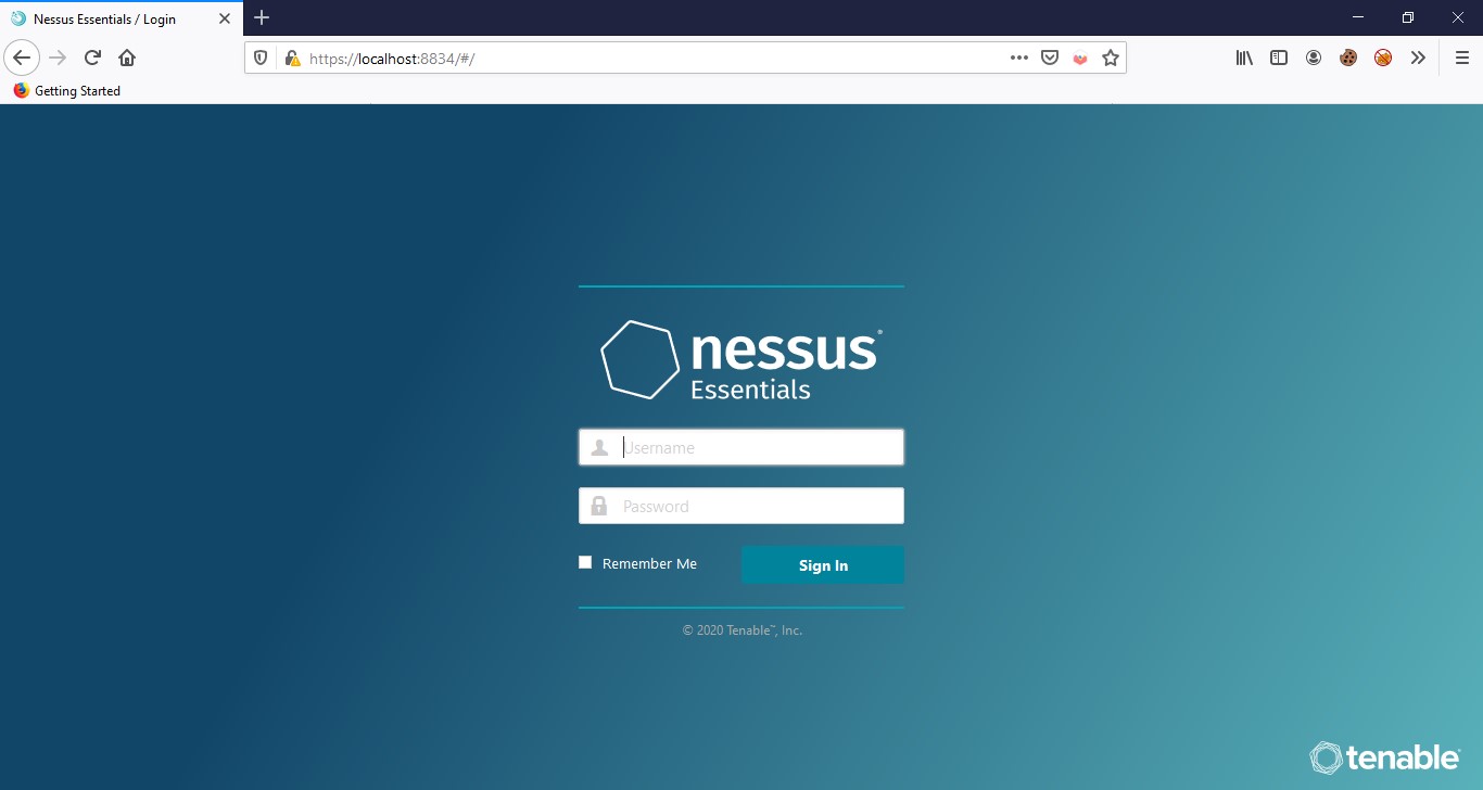 Open a web browser.
Go to the official Nessus website.