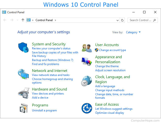 Open Control Panel by pressing Windows key + X and selecting Control Panel.
Click on Programs or Programs and Features depending on your operating system.