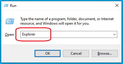 Open File Explorer by pressing Win+E on your keyboard.
Navigate to the folder where support-logmeinrescue.exe ProctorU is installed.
