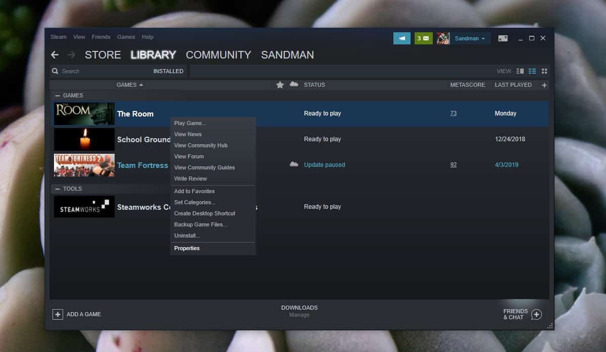 Open Steam on your computer.
Navigate to your Library within Steam.