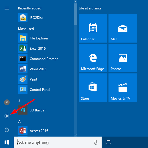 Open the Chilled Windows application
Go to the Settings or Options menu