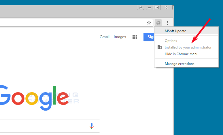 Open the Chrome browser on your Chromebook.
Type "chrome://extensions" in the address bar and press Enter.