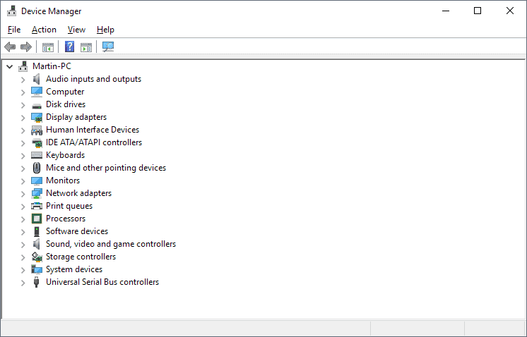 Open the Device Manager by pressing Windows key + X and selecting Device Manager from the menu.
Expand the categories to find the device drivers related to Bluey.exe (e.g., display adapters, network adapters).