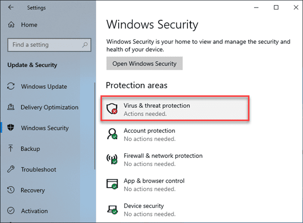 Open your antivirus software and navigate to the settings or preferences.
Disable the real-time protection or temporarily turn off the antivirus software.