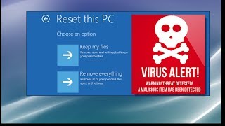 Remove any detected malware or viruses 
 Restart your computer
