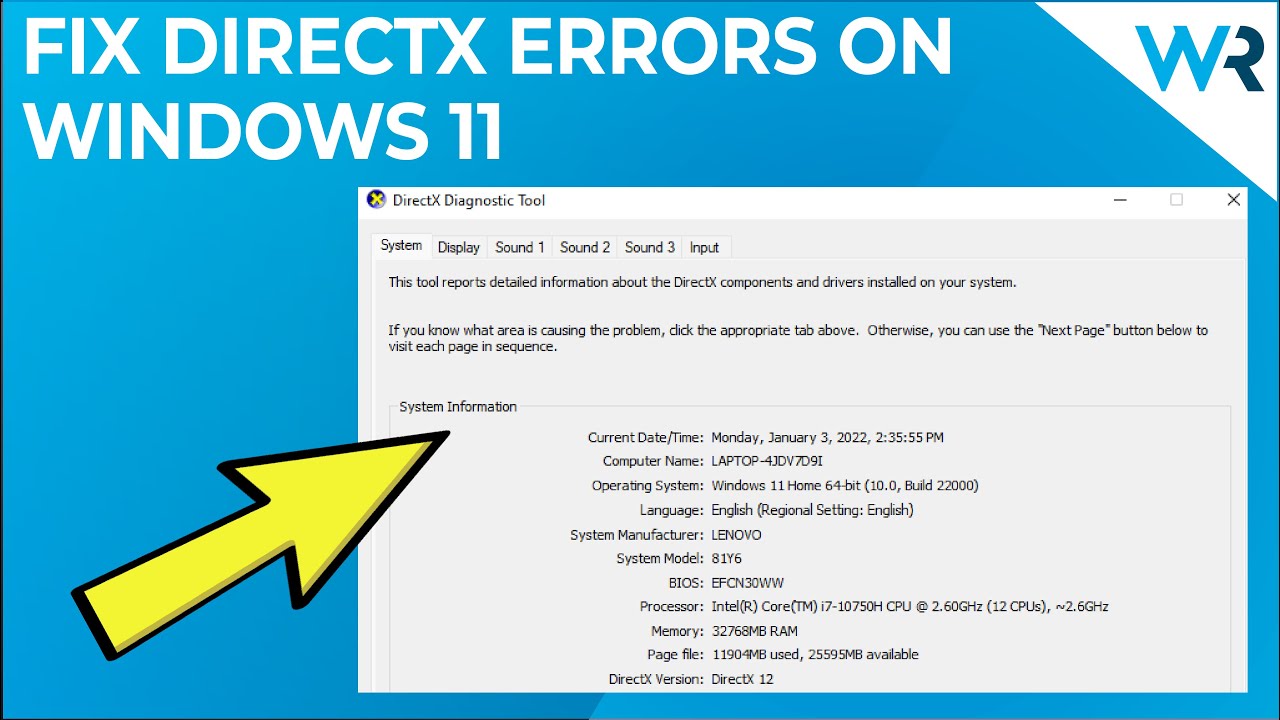 Restart your computer.
Visit the official Microsoft website and download the latest version of DirectX.