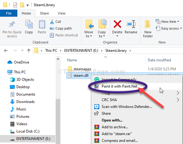 Right-click on the associated software's shortcut or executable file.
Select "Properties" from the context menu.