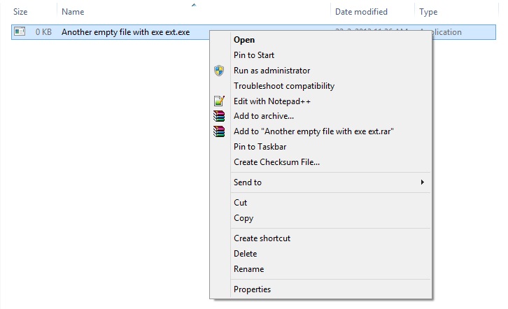 Right-click on the RAR to EXE converter program.
Select "Run as administrator" from the context menu.