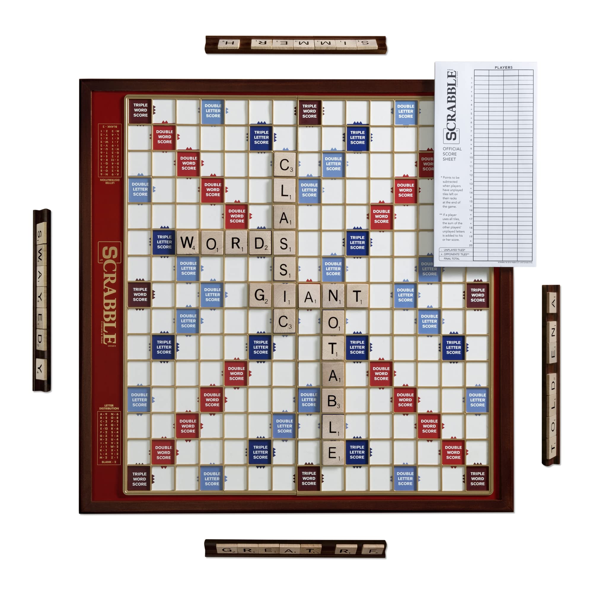Scrabble board with the word 'EXED' formed