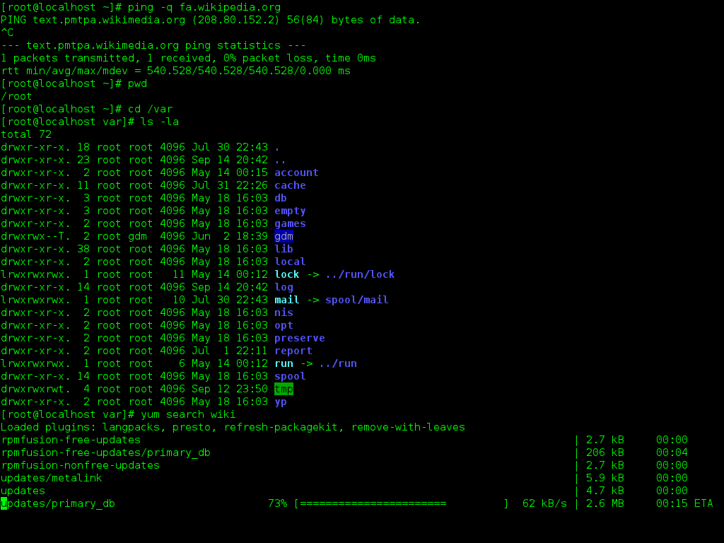 Screenshot of a command prompt window