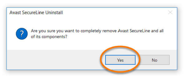 Select the Avast product(s) you want to remove
Make sure to select all related components