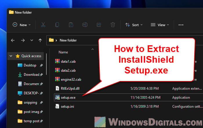 Step 1: Check for updates for InstallShield Setup.exe
Open InstallShield Update Manager by clicking on the Start menu and searching for it.