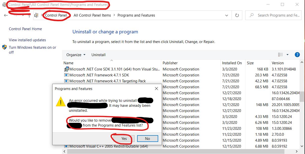 To uninstall, open Control Panel and go to Programs and Features
Locate ruximics.exe in the list of installed programs